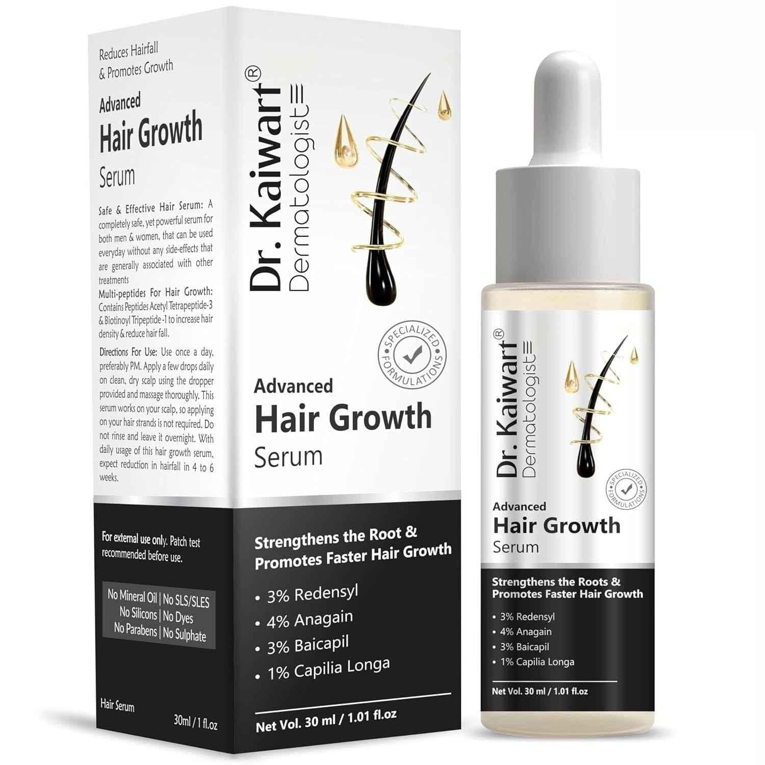 Advance Hair Growth Serum 30 ML (Pack of 1 - 30ml ) - Canis couture