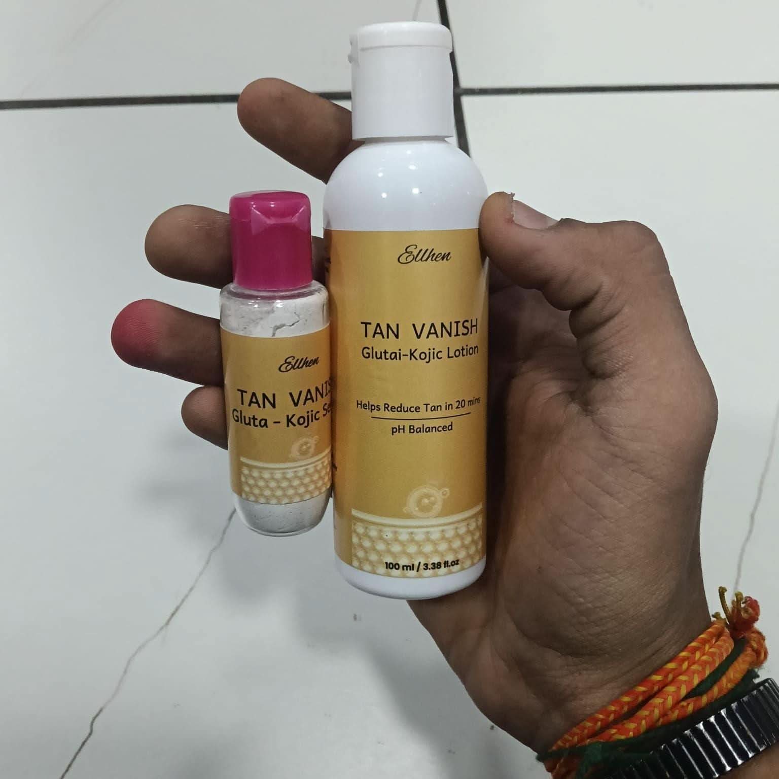 Tan Vanish Glutai Kojic Lotion and Gluta Kojic Serum 100 ml - Canis couture